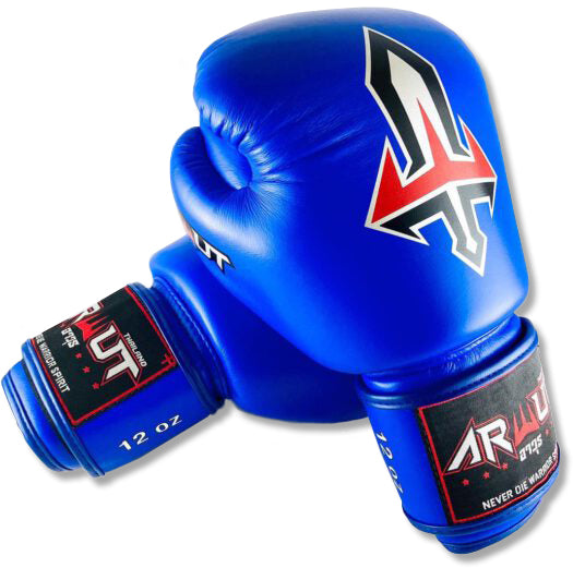 Arwut Fight Gear Muay Thai Boxing Glove BG1 (Blue)-Australian Fight Factory