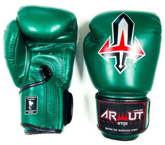 Arwut Fight Gear Muay Thai Boxing Glove BG1 (Emerald Green)-Australian Fight Factory