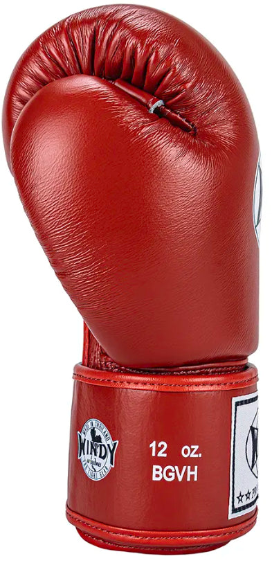 Windy Boxing Glove BGVH (Red)-Australian Fight Factory