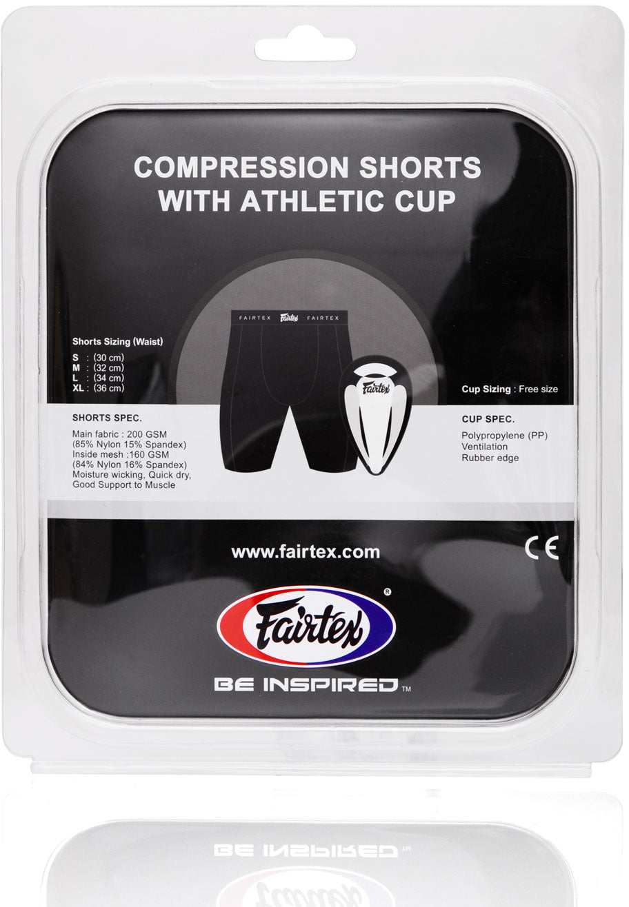 Fairtex Compression Short with Athletic Cup GC3-Australian Fight Factory