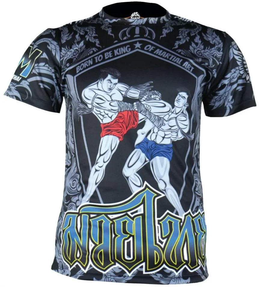 Born to be Muaythai Training Shirt SMT-09-Australian Fight Factory