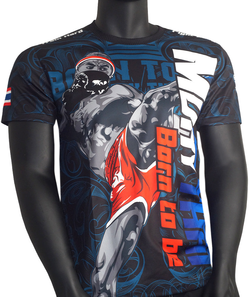 Born to be Muaythai Training Shirt SMT-28-Australian Fight Factory