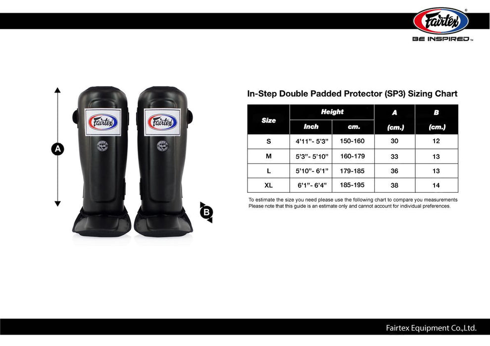 Fairtex Shin Guard SP3 (Black) – Australian Fight Factory